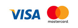 Visa & Mastercard Accepted Visa & Mastercard Accepted